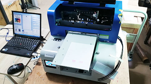 digital flatbed printer testing