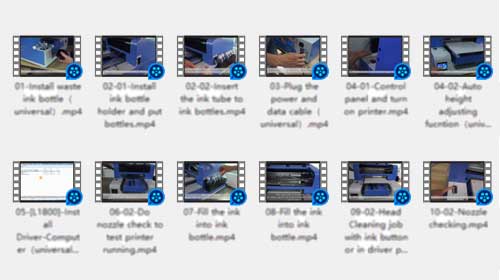 a3 dtg printer video tutorials