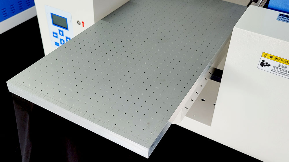 vaccum printing flatbed for uv dtf printing