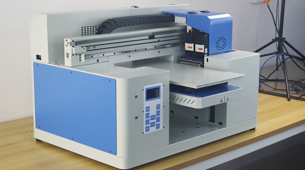 dual head uv dtf flatbed printing machine