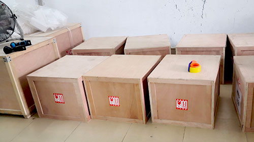 flatbed printer packing and delivery