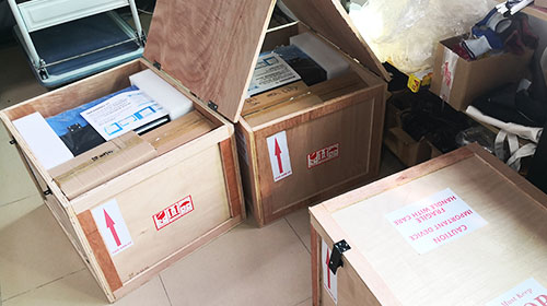 digital flatbed printer packing box for delivery
