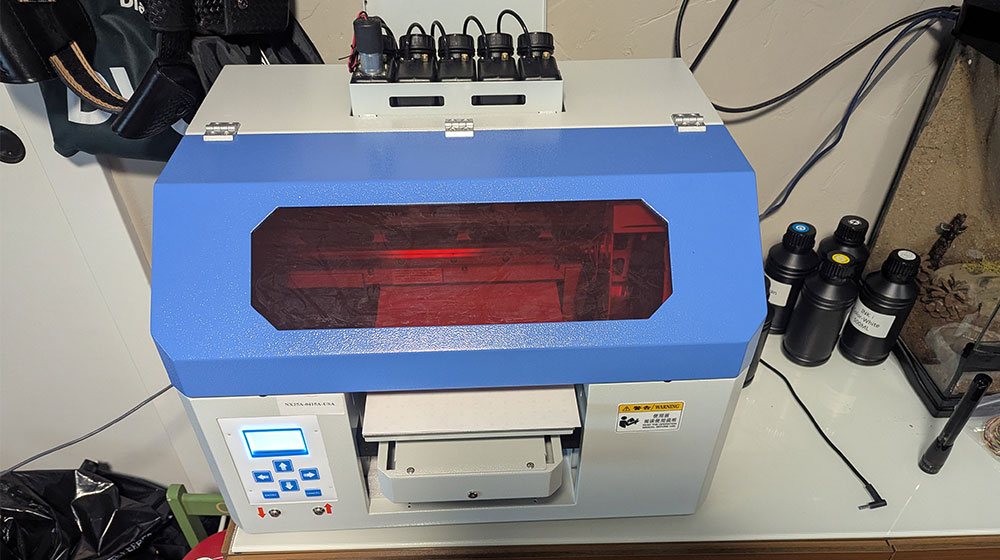 customer review A4 UV printer