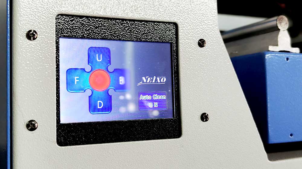 touch control panel of golf ball logo printer