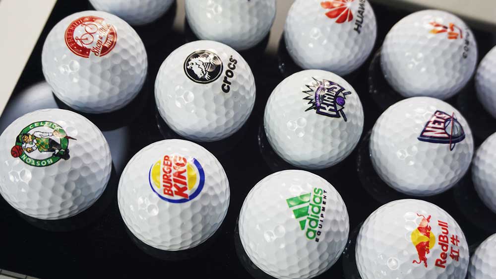 UV printer for golf balls