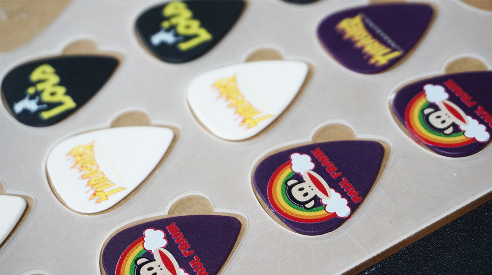 different image printing on guitar pick