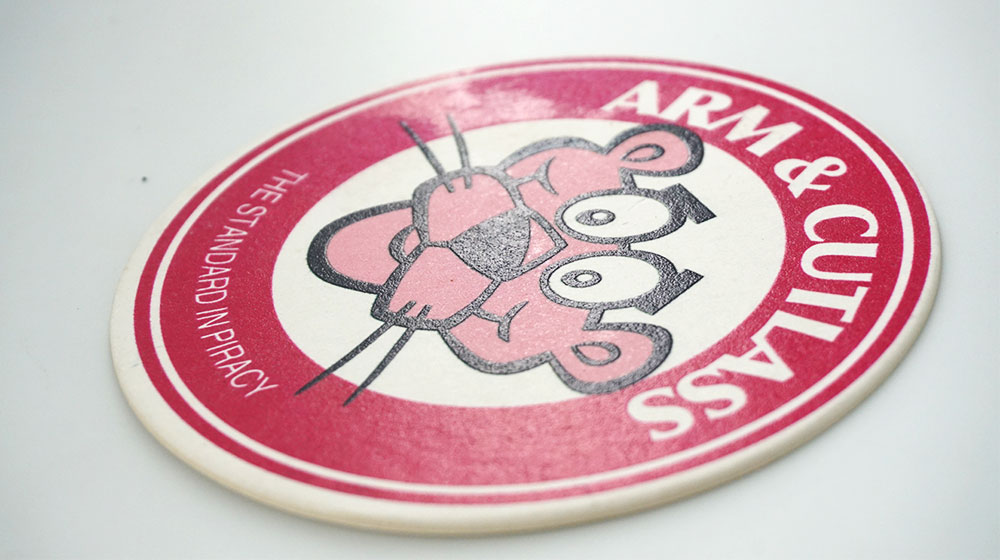 embossed effect coaster printing