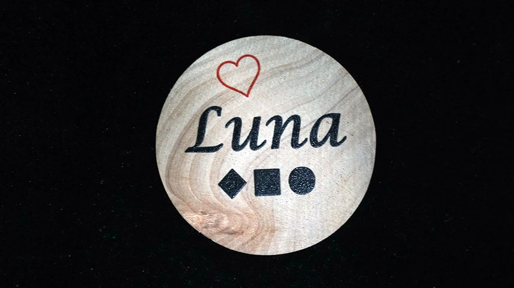 Poker chip printer