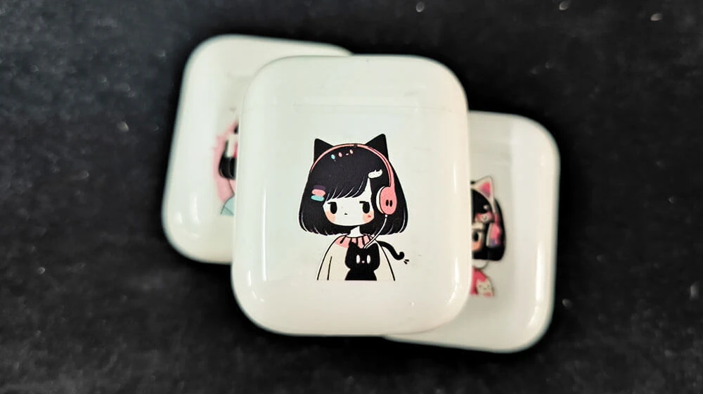 earbuds case printer