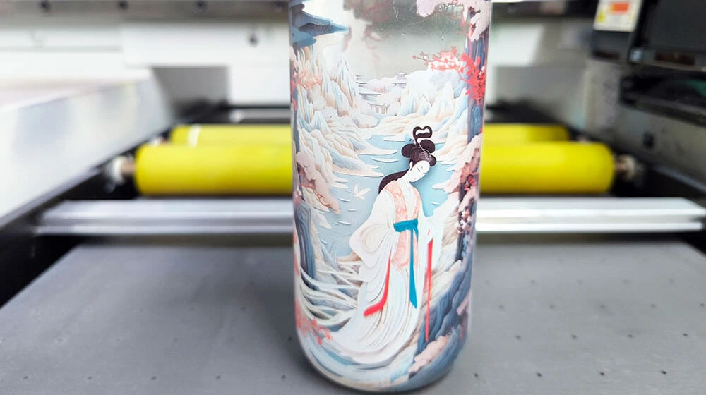 wine bottle printer