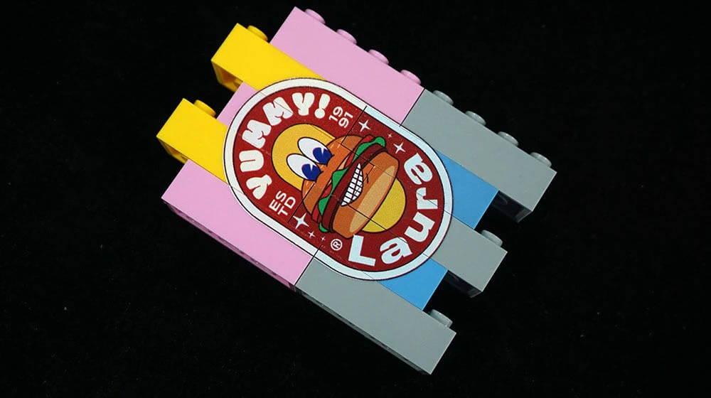 printing on dark-colored toys