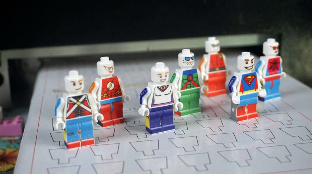 print cartoon illustrations by toy printer