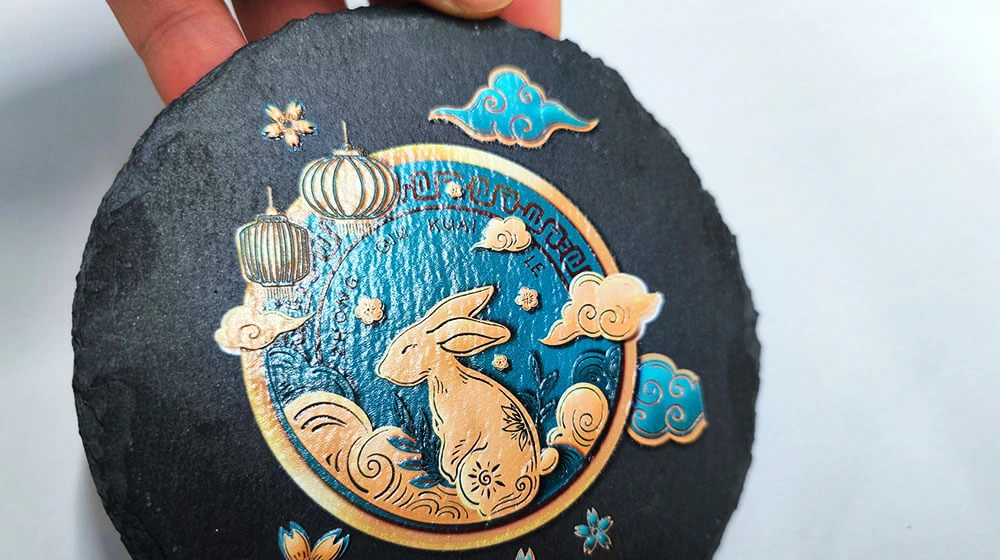 Dark colored placemat printing