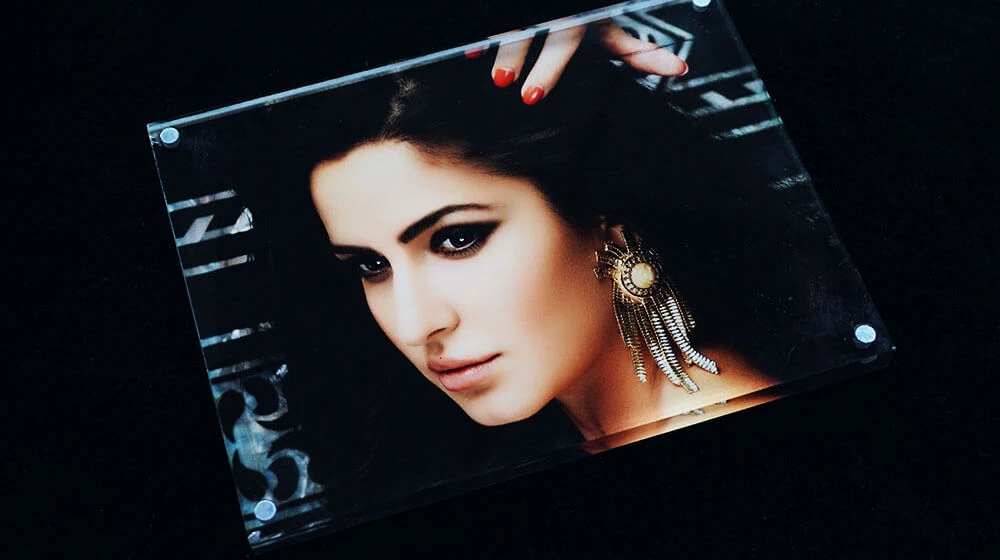 Artwork printer print on transparent surfaces