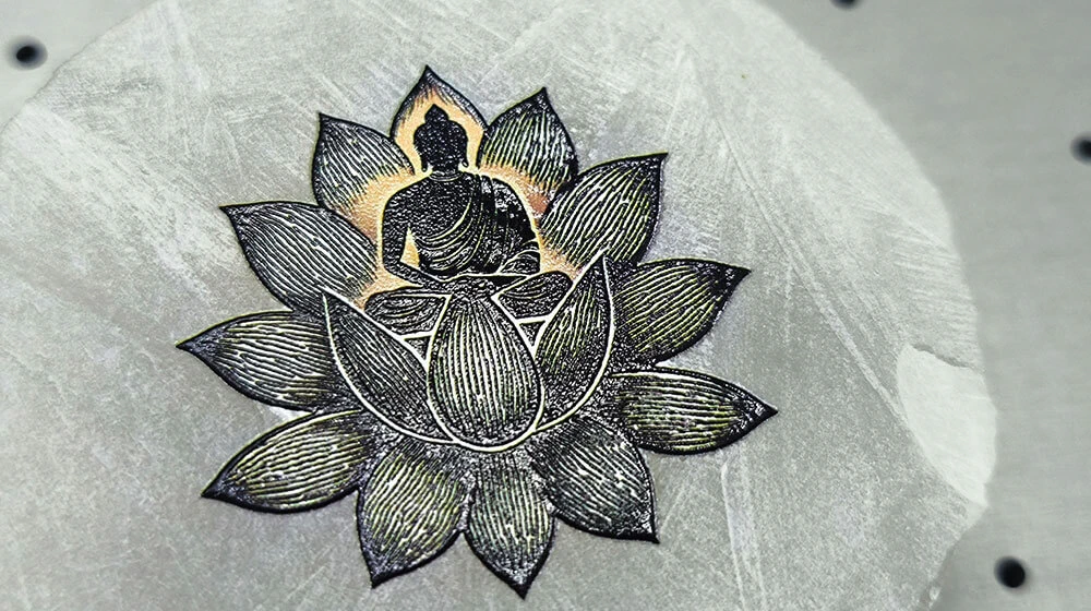 jade decorative artwork printing