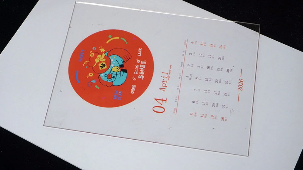 calendar printer machine