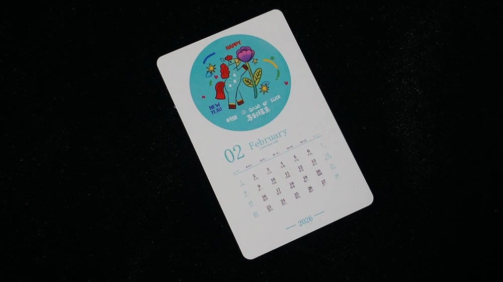 calendar printer machine