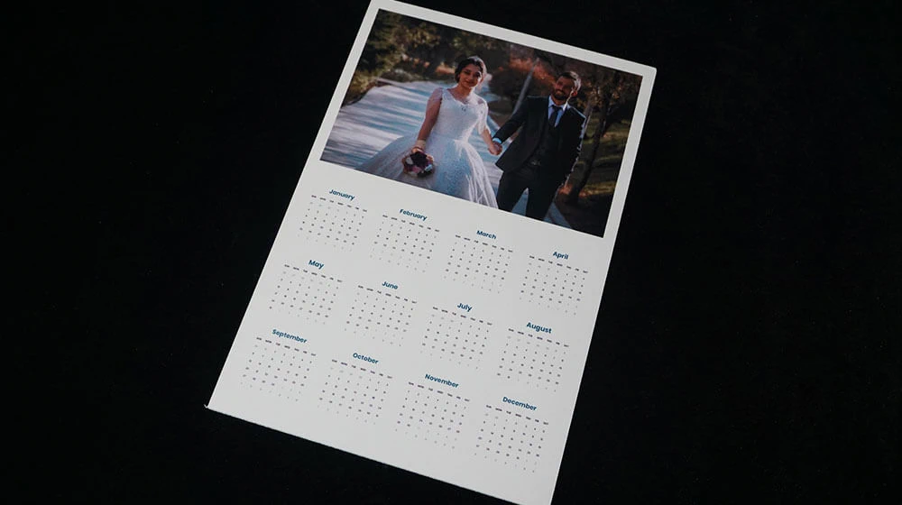 calendar printer machine