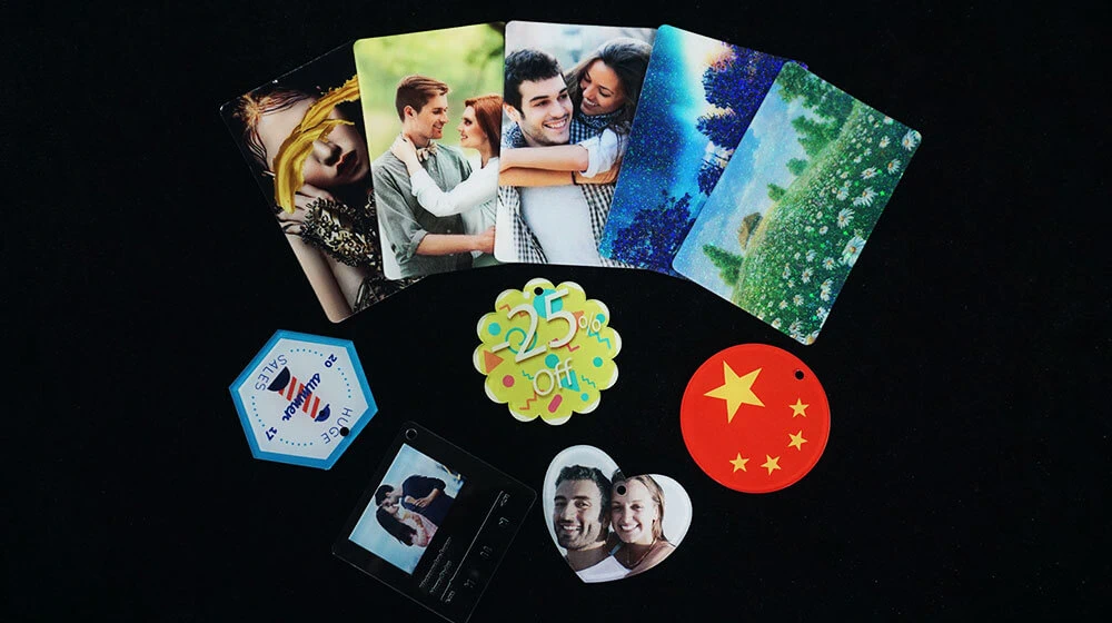 fridge magnet printing machine support for different shapes